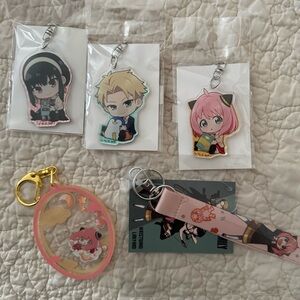 Spy x Family keychain lot of 5